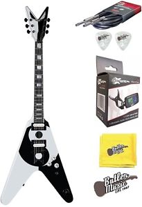 Dean MS YINYANG Michael Schenker "V" Style Electric Guitar W/Clip-on Tuner+More