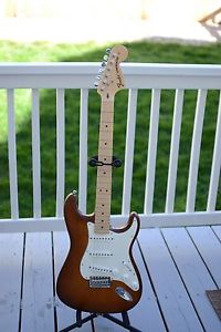 Fender USA Nitro Satin Series Stratocaster Electric Guitar 2012 with Gig Bag