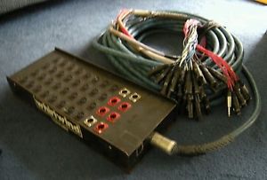 WHIRLWIND Medusa 32 Channel 8 Sends Audio Snake Multi Wiring System