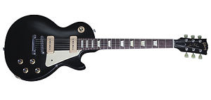 Guitarra eléctrica Gibson Les Paul '60s Tribute 2016 T Satin Ebony Chrome HW