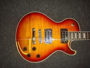 Dean Thoroughbred Deluxe electric guitar Trans Amber