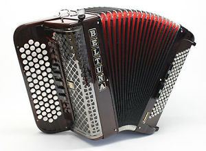 AKKORDEON Beltuna Studio III 96 K BR, C-Griff, 3-chörig, Musette, neuwertig TOP
