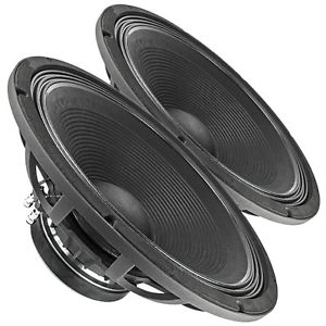 Pair Faital Pro 18HP1010 8ohm 18" Subwoofer 2000W 98dB 4"VC Replacement Speaker