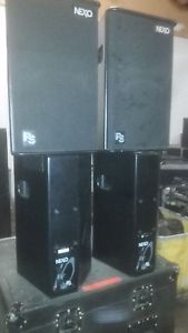 NEXO PS10 (4 speakers with 1 case and 1 controller)