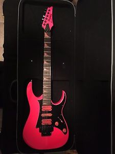 Ibanez RG1XXV Prestige 25th Anniversary 2012 Flourescent Pink (Case & Strap too)