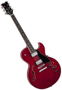 Dean COLT TRD -  Transparent Red Semi Hollow Electric Jazz Guitar