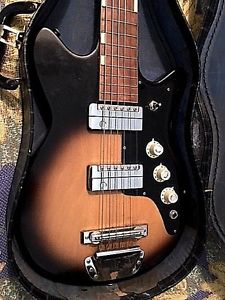 RARE VINTAGE "MELODY" TEISCO EARLY 1960`s *SET NECK* GUITAR MIJ JAPAN 100% W/OSC