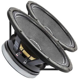 Pair PRV Audio 18SW3000 18" High Power Pro Audio Subwoofer 8 ohms 96.2 dB 5"VC