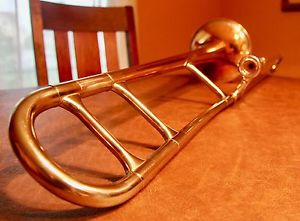 Vintage Super Olds Trombone – Refurbished, Gold Lacquer – Excellent Condition