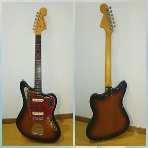 Used! Fender Japan Jaguar Guitar 3-Tone Sunburst Made in Japan 1997-2000