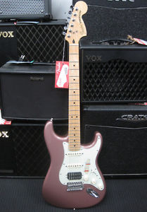 Fender Deluxe Lonestar Stratocaster Electric Guitar (Burgundy Mist Metallic)