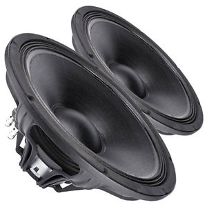 Pair Faital Pro 15FH520 16ohm Neodymium 15" Woofer Midrange Replacement Speaker