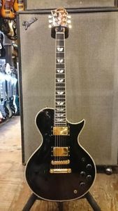 Burny LS-105 Black Electric Guitar Free Shipping from JAPAN #T334