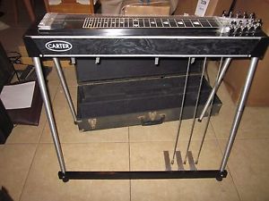 Carter Starter Pedal Steel Guitar w/Hard Case, Vol. Pedal And Bar! VGC!