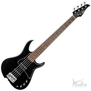 Vola ZV5 Bass Guitar RF Black Hand made in Japan