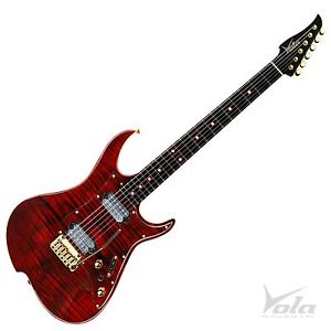 Vola Zenith RV MEM Tribal Red Electric guitar Hand made in Japan