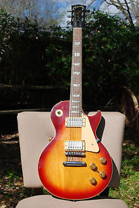 Vintage 1969 1970 Les Paul Deluxe Standard Custom Player Grade Sunburst Killer