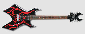 BC RICH KERRY KING METAL MASTER WARLOCK TRIBAL FIRE ELECTRIC GUITAR