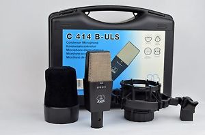 MINT VINTAGE AKG C414B-ULS CONDENSER MICROPHONE MIC