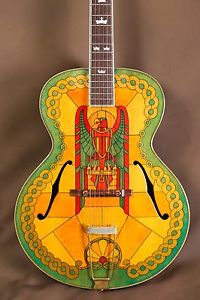 2001 Gibson L-5 Stained Glass Custom Acoustic Guitar (Super 400 L-7)