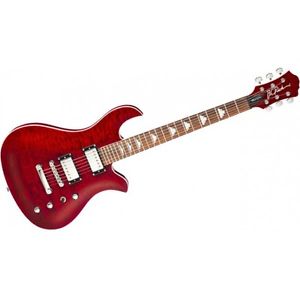 BC RICH EAGLE MASTERPIECE RED DRAGON BLOOD TRANSPARENT ELECTRIC GUITAR