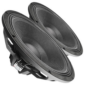 Pair Faital Pro 18HP1022 8ohm Neodymium 18" Subwoofer 2000W Replacement Speaker