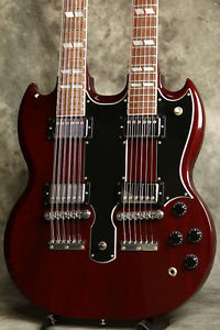Gibson EDS-1275 Double Neck Heritage Cherry From Japan #A153