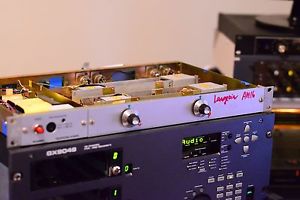 matched pair of Langevin AM16 mic preamps, racked w/ Vishay pots and Studer PSU