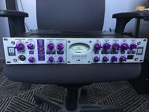 Avalon Classic VT-737 Tube Preamp - Mic EQ/Compressor - Vintage Purple Knobs