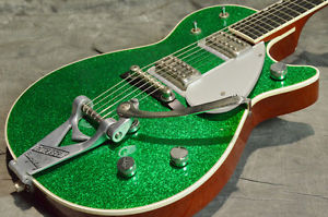 Gretsch G6129TG Sparkle Jet Green Sparkle 2005, Electric guitar, y1215