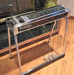 Excel keyless S-10 Pedal Steel Guitar