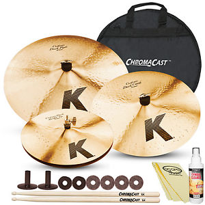 Zildjian K Custom Artist Cymbal Pack with ChromaCast Cymbal Bag & Accessories
