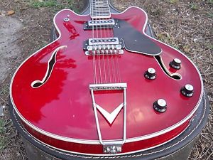 Vintage '60s 12 String Semi Hollow, Made In Italy, Great Condition & Plays Great