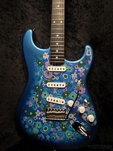 Tokai AST-115 Blue Flower Electric Guitar Stratocaster Japan Rare w/OSC