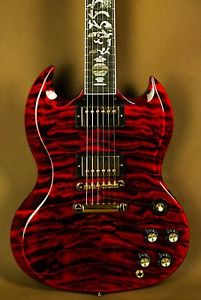 Gibson SG Ultima Tree of Life Fire Tiger Quilt Electric Guitar Les Paul