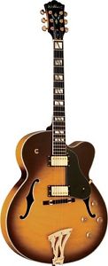 Washburn Model J5TSK - Semi-hollow Archtop Electric Jazz Guitar w/Case - NEW
