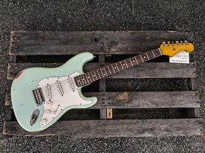 Nash Guitars S-63 SURF GREEN Electric Guitar - Light/Medium Aging S63