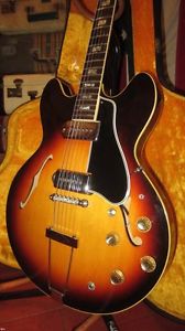 Vintage 1967 Gibson ES-330 Hollowbody Electric Guitar P-90's w/ Original Case