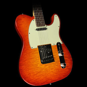Used 2012 Fender Custom Shop Deluxe Telecaster Electric Guitar Cherry Sunburst