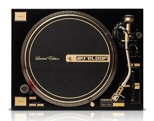 Pair Reloop RP-7000-GLD Direct-Drive High Torque Turntable Gold NEW RP 7000 GLD