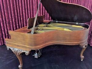Louis XV Grand Piano Vintage Walnut Los Angeles 52488