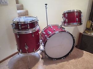 Vintage Pearl Red Sparkle Drums, Japan Made, Original Classics!