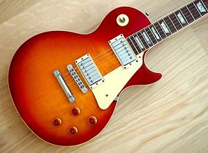 1992 Gibson Les Paul Standard Cherry Sunburst Flame Top Electric Guitar