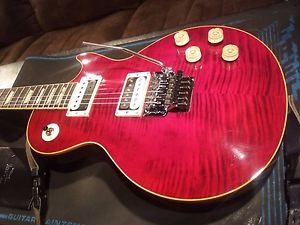 Rare 2008 Gibson CS Les Paul Axcess W Floyd Rose Red Tiger 75 made in this color