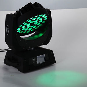 2pc  36*15W RGBWAUV 6in1 led zoom moving head light stage show dj light