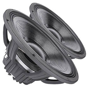 Pair Faital Pro 18XL1600 8ohm Neodymium 18" Mega SPL Subwoofer 3200W Speaker