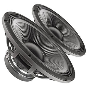 Pair Faital Pro 18HP1030 8ohm 18" Subwoofer 2400W 98dB 4"VC Replacement Speaker