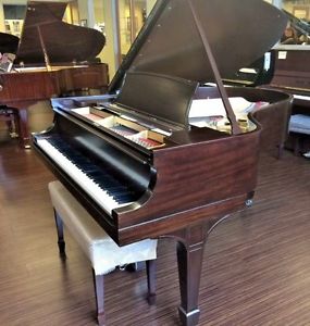Steinway Model O Brown Mahogany Grand Piano Los Angeles 210880