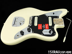 2017 Fender American Professional Jaguar LOADED BODY USA Parts Olympic White