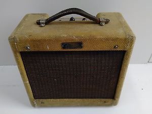 1957 Fender Tweed Champ guitar amp plus transformer and extras